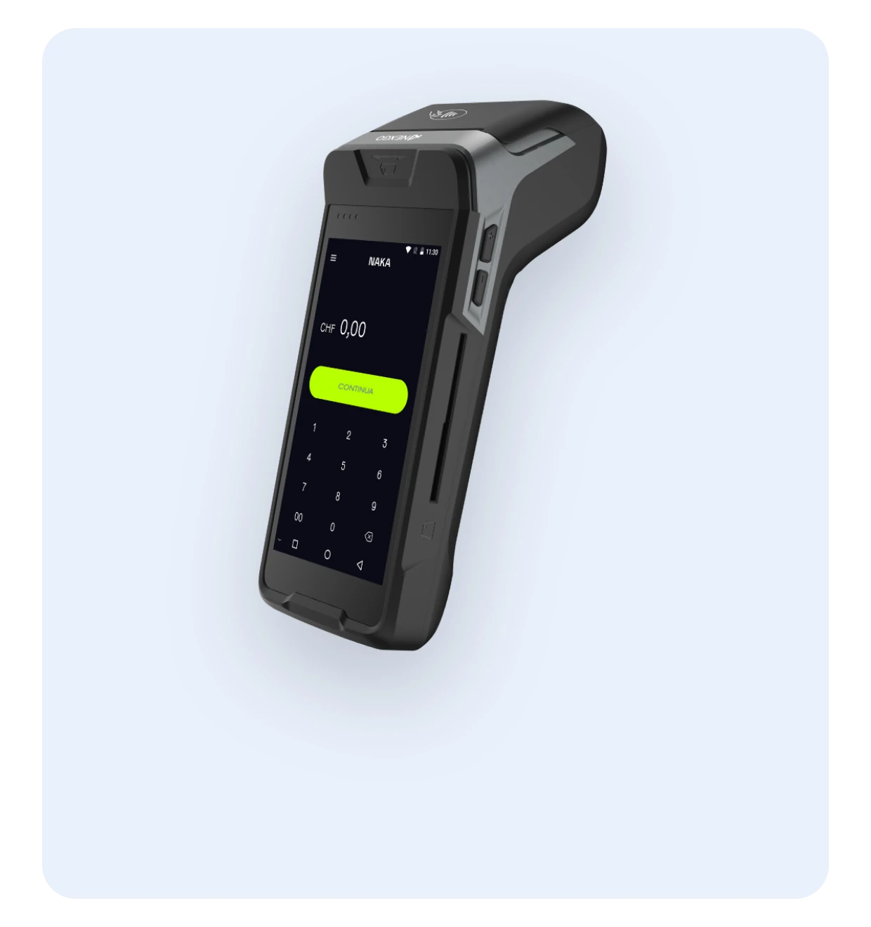 Terminale di pagamento Nexgo N86 di 1pay.ch
